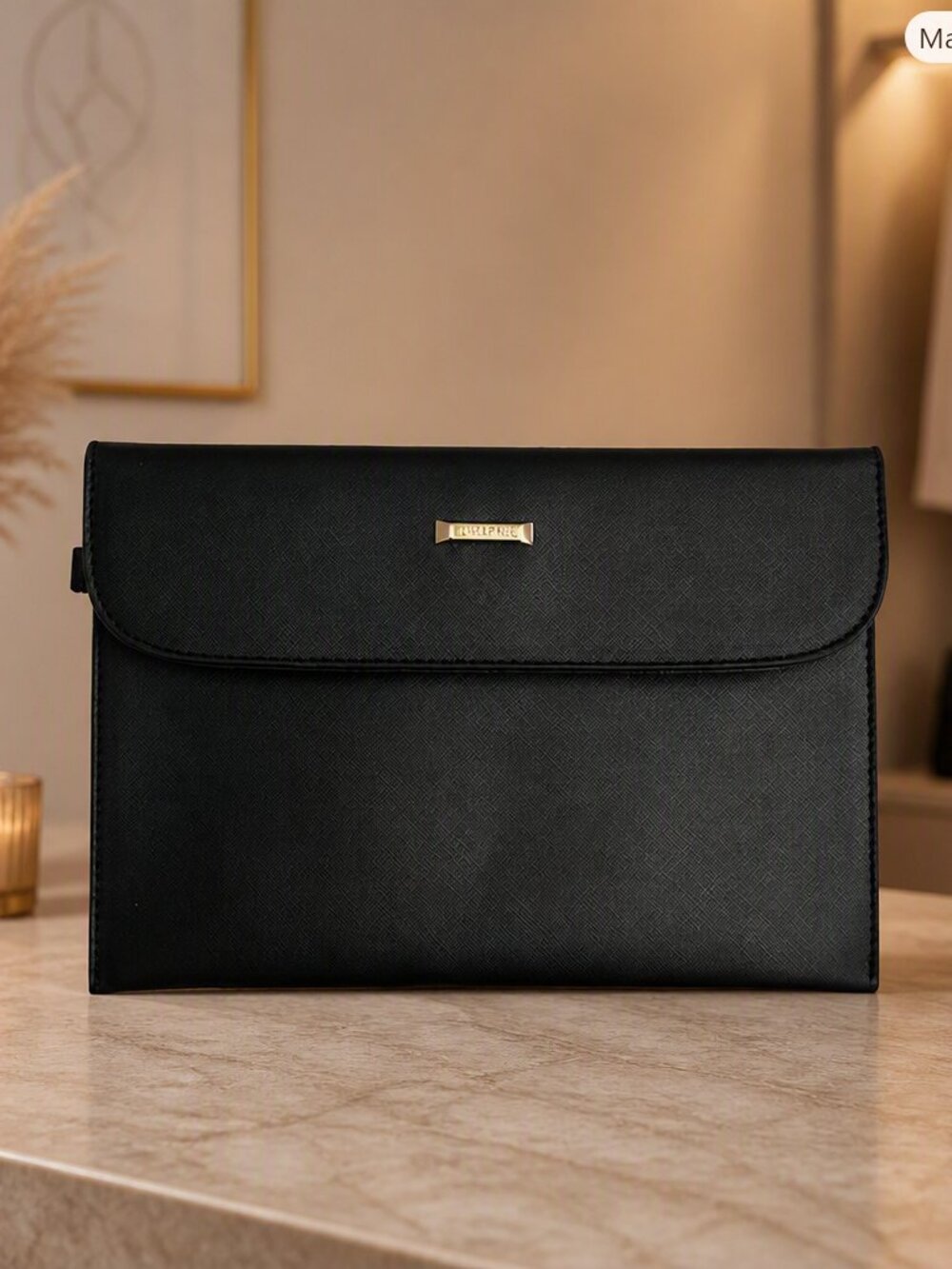 Elim & Paul Black Clutch